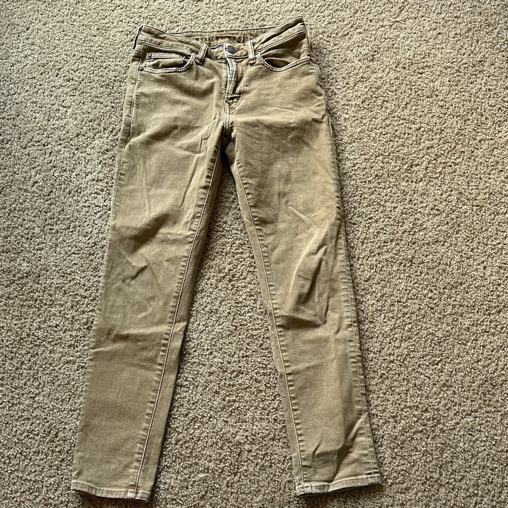 American Eagle Outfitters Light Brown Skinny Jeans